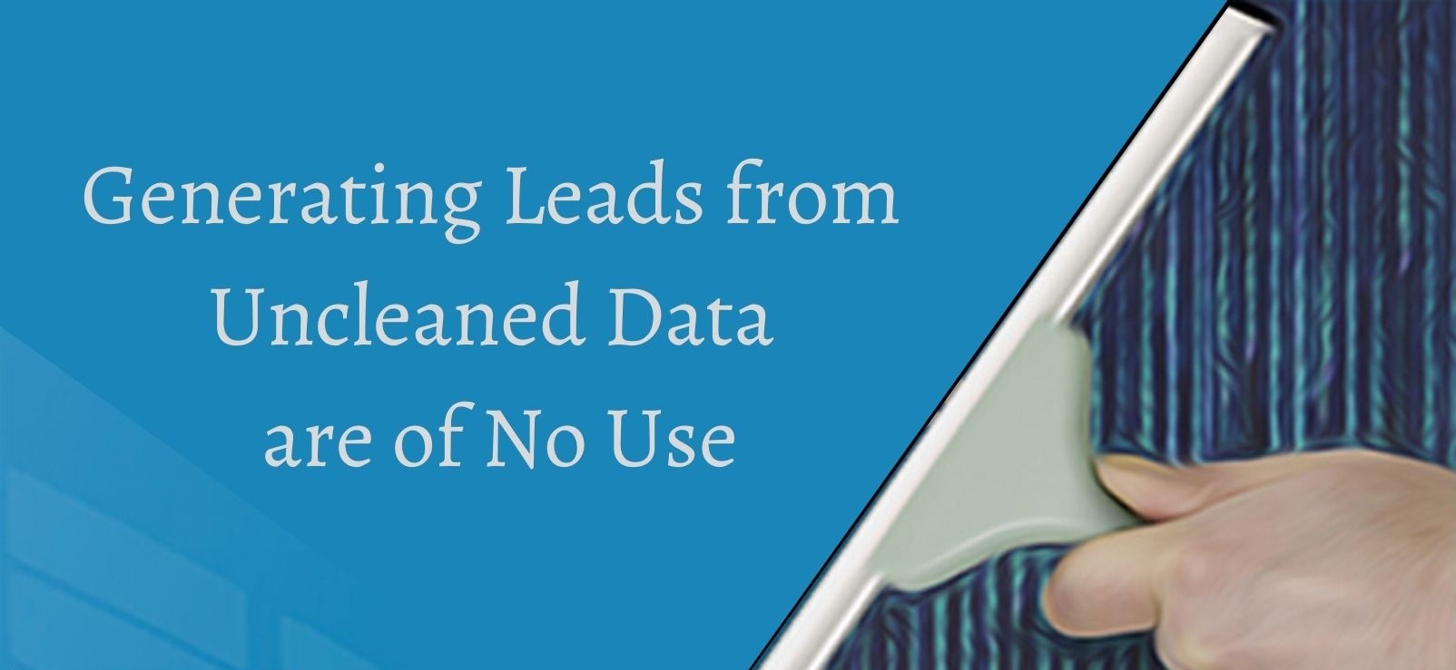 Generating Leads from Uncleaned Data